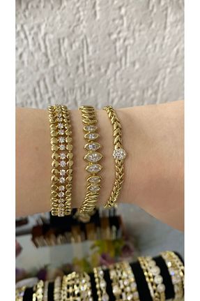 دستبند استیل (فولاد) زرد استیل ضد زنگ KATALOG - کد 948476924