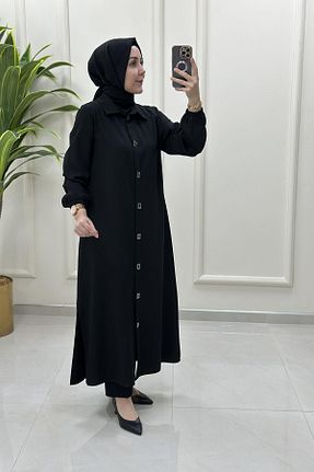 کلاه و ابایا مشکی زنانه پنبه پلی استر Keten - کد 948515211