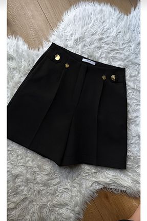 شلوارک و برمودا مشکی زنانه فاق بلند Butik Beyza - کد 948526407