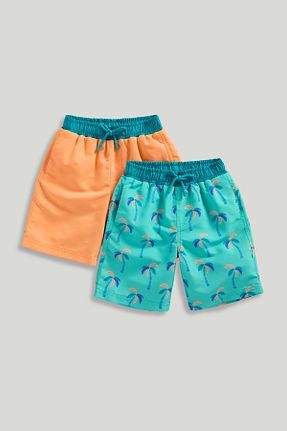 شلوارک ساحلی سبز بچه گانه پلی استر Mothercare - کد 948771406