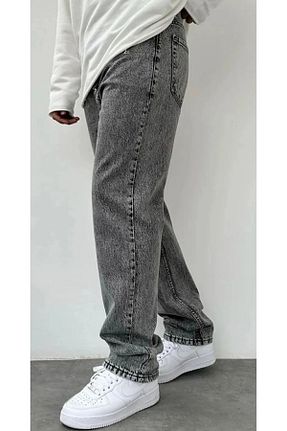 شلوار جین طوسی مردانه پاچه گشاد vesto wear - کد 948732637