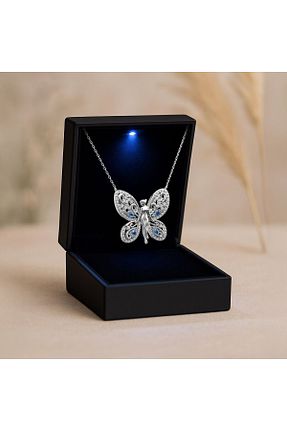 گردنبند نقره رنگی زنانه 925 عیار Indigo Takı - کد 948935544