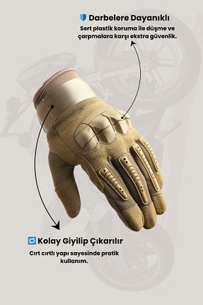 دستکش موتور سواری Yazlık Motorcu Eldiveni SİNGLE SWORD - کد 948990371