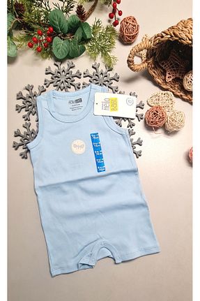 سرهمی فیروزه ای بچه گانه بند دار Hello Baby - کد 949001511