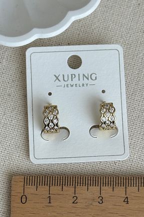 گوشواره استیل (فولاد) طلائی زنانه استیل (فولاد) Modacaprea - کد 949049030