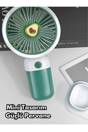پنکه سبز Mini Fan Tatlı Sebep - کد 949189968