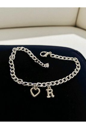 دستبند استیل (فولاد) طوسی زنانه استیل (فولاد) BeyzHal - کد 949192914