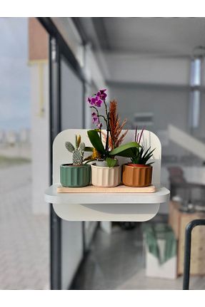 قفسه دیواری سفید 33 سانتی متر DECOR - کد 949446566