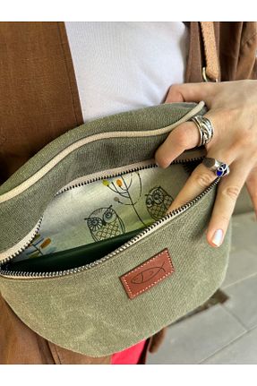 کیف کمری خاکی زنانه Atelier Lapina - کد 949450231