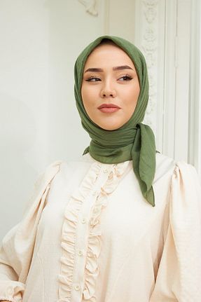روسری سبز 90 x 90 Silk Home - کد 731066123