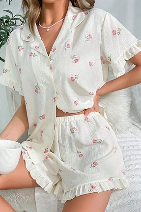 ست لباس راحتی نباتی زنانه چاپی BELLA NOTTE - کد 820992372