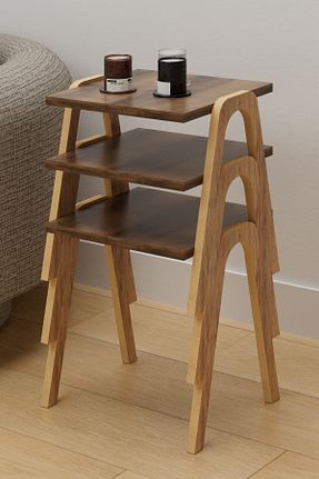 زیگون قهوه ای MDF Monte Sehpa - کد 924368265