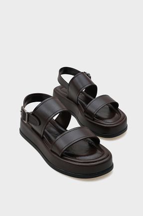 صندل مشکی زنانه پاشنه تخت Capone Outfitters - کد 898096427