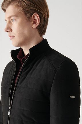 کاپشن مشکی مردانه بدون آستر Avva - کد 366128522
