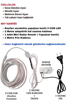 چراغ LED سفید ankarateknik - کد 949310237
