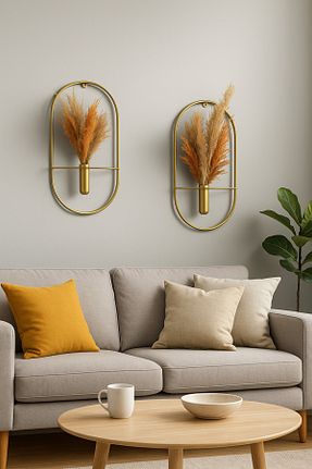 محصول دکوراسیون دیوار طلائی فلزی Mgs - کد 749129268