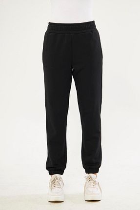 شلوار کرمگن مشکی زنانه رگولار Chandraswear - کد 786108878