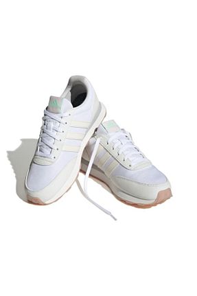 کفش اسنیکر سفید زنانه بند دار adidas - کد 664383981