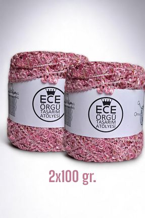نخ بافندگی صورتی Ece Örgü Tasarım Atölyesi - کد 944123513