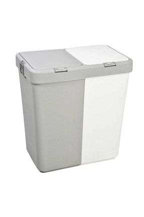 سبد لباس طوسی پلاستیک Motek - کد 6987567