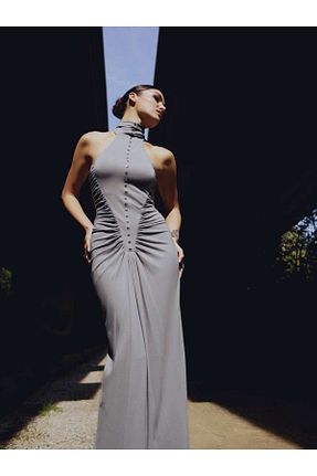 لباس طوسی زنانه بافت Nocturne - کد 947369875