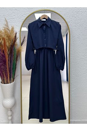 لباس حجاب رنگی زنانه اورسایز MİHRA STORE - کد 940986198