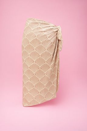 رویه بیکینی بژ زنانه ساتن pistore - کد 949737482