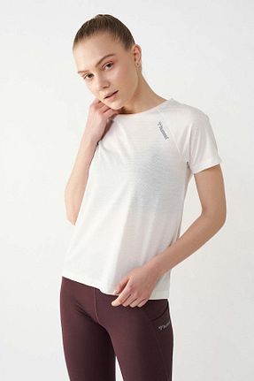 تیشرت اسپرت سفید زنانه رگولار hummel - کد 132123742