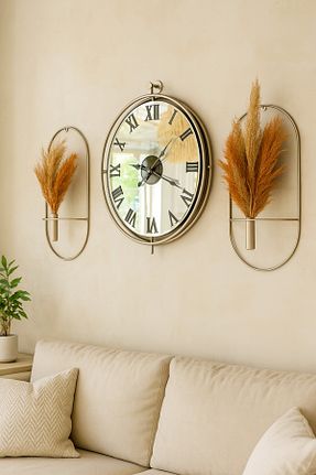 ساعت دیواری طوسی 60 * 58 Mgs - کد 939378750