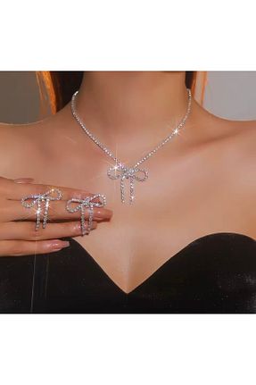 گردنبند جواهر متالیک زنانه زیرکن monalisatoka - کد 946793165