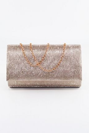 کیف مجلسی زرد زنانه پارچه ای KEEBA - کد 937574173