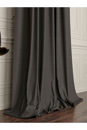 پرده زمینه طوسی کتان OnyxHome - کد 903851270