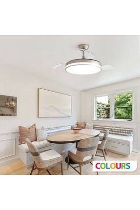پنکه سقفی طوسی Colours - کد 948529514