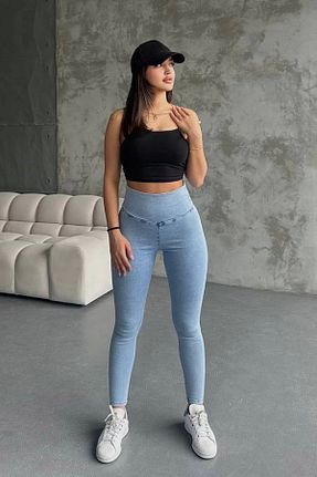 شلوار جین آبی زنانه پاچه تنگ Harmony - کد 826705435