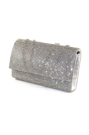 کیف مجلسی طوسی زنانه پارچه ای KEEBA - کد 923987904