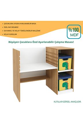 میز مطالعه بچه گانه رنگی MDF arionkids - کد 949077002
