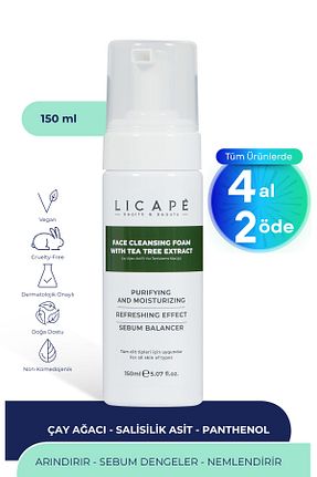 پاک کننده صورت همه انواع پوست Licape - کد 749169373
