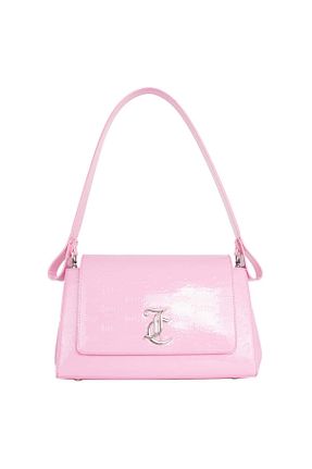 کیف دوشی صورتی زنانه چرم مصنوعی Juicy Couture - کد 925123812