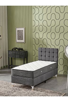 تختخواب جک دار طوسی تکنفره beehanem - کد 385010827
