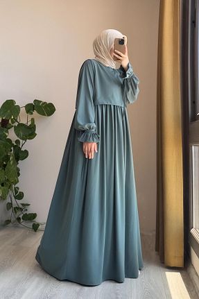 لباس حجاب سبز زنانه کلوش ANDE - کد 871118789