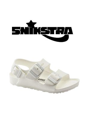 صندل سفید بچه گانه پاشنه تخت Birkenstock - کد 739030923