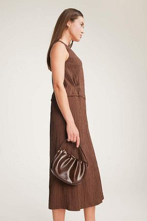 لباس بژ زنانه بافتنی Defacto - کد 947561169