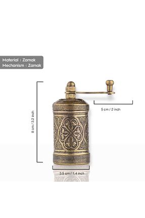 آسیاب قهوه و ادویه قهوه ای استیل (فولاد) Glios - کد 866997385