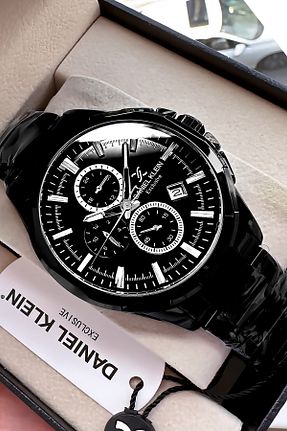 ساعت مچی مشکی مردانه 44 میلی متر Daniel Klein - کد 833166568