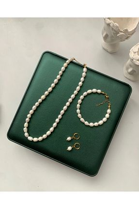 ست مروارید 3 تایی JOVİ ATELİER - کد 943397443