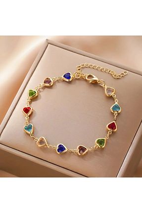 دستبند جواهر متالیک زنانه CAXBERN - کد 946960009