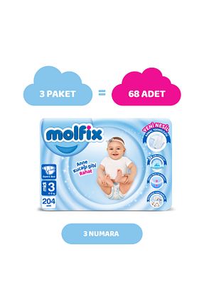 پوشک بچه 3 Molfix - کد 748027962