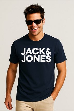 تیشرت سرمه ای مردانه رگولار Jack & Jones - کد 905849699