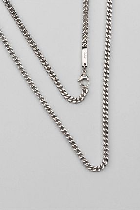 گردنبند استیل ( فولاد ) طوسی مردانه استیل ضد زنگ So Chic - کد 464831691