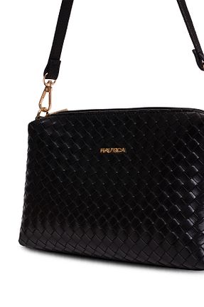 کیف دوشی مشکی زنانه چرم مصنوعی Nautica - کد 936653528